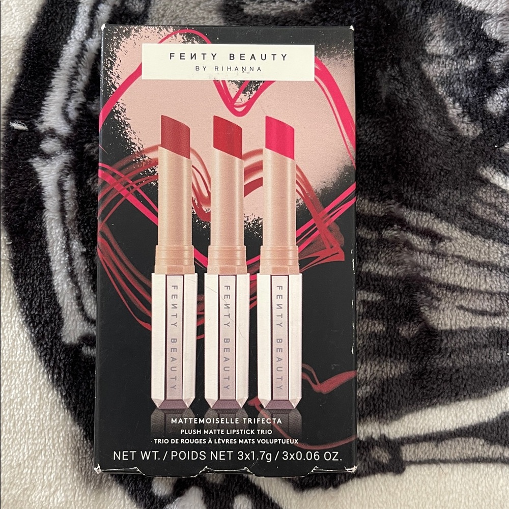 Fenty Mattemoiselle Trifecta Plush Matte Lipstick Trio - Picture 3 of 5